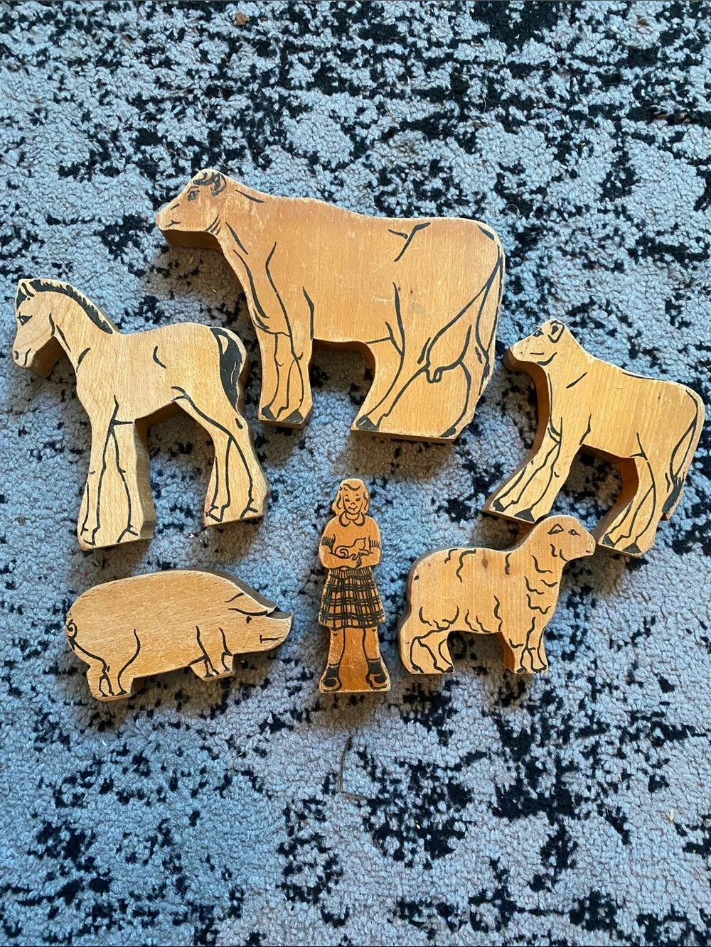 Vintage Community Playthings small Farm Collection